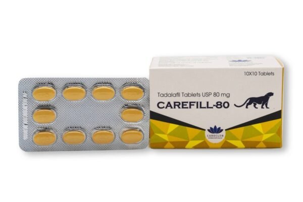 CAREFILL - 80mg Tadanafil 10tab blister